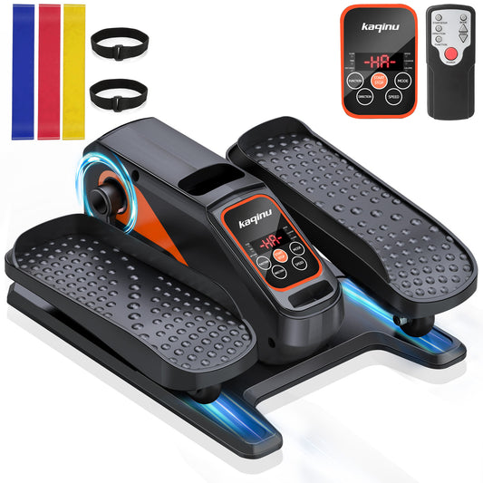 Under Desk Elliptical Machine, Ellipse Leg Exerciser for Seniors , Quiet & Portable Electric Seated Pedal Exerciser with Remote Control & 15 Adjustable Speeds