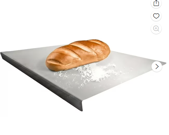 Stainless Steel Cutting Boards for Kitchen , AOKIWO Large Baking Board Suitable for Meat, Fruits, Vegetables, Bread (19.7"L x 15.7"W)