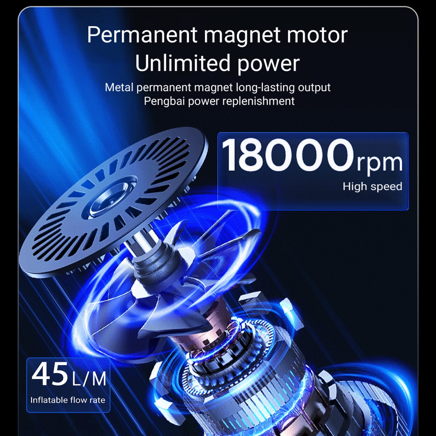 Cordless Tire Inflator Portable - 150 PSI Digital Pressure Gauge & LED Light, for Car Tires with Automatic Shutoff,USB Air Pump,Inflator Pump