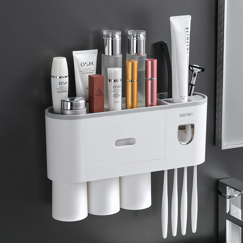 Toothbrush Holder Automatic Toothpaste Squeezer