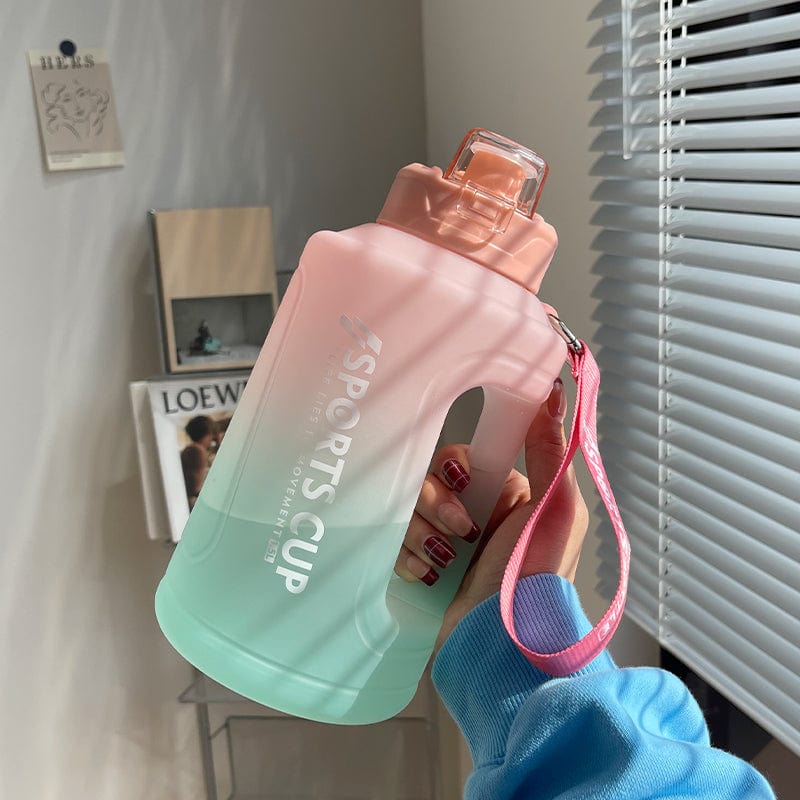 Women's Cute Large Capacity Water Cup With Straw