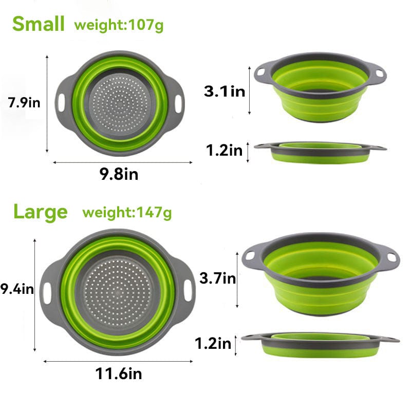 Collapsible Drain Basket 2 Pcs