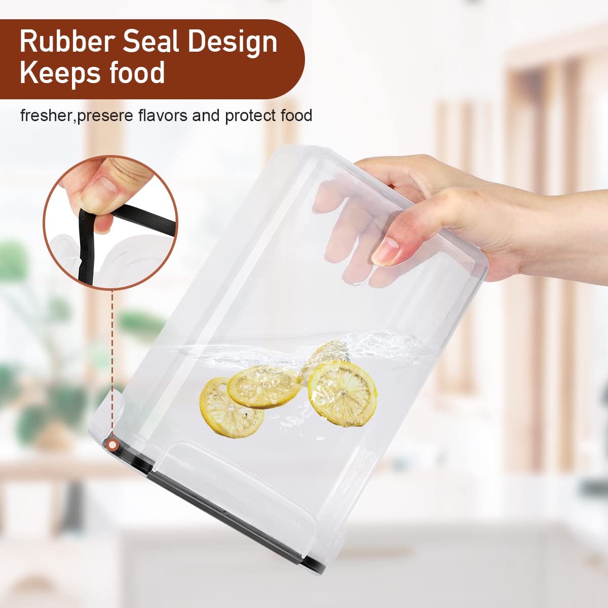 Airtight Food Storage Container Set with Lids, 32 Pcs BPA Free Plastic Food Canisters for Kitchen Pantry Organization and Storage, with Labels, Marker & Spoon Set