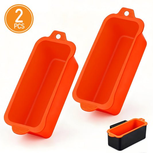 2 Pcs Griddle Accessories Grease Cup for Blackstone, Silicone Grease Cup Liners,Reusable Grease Catcher Liner