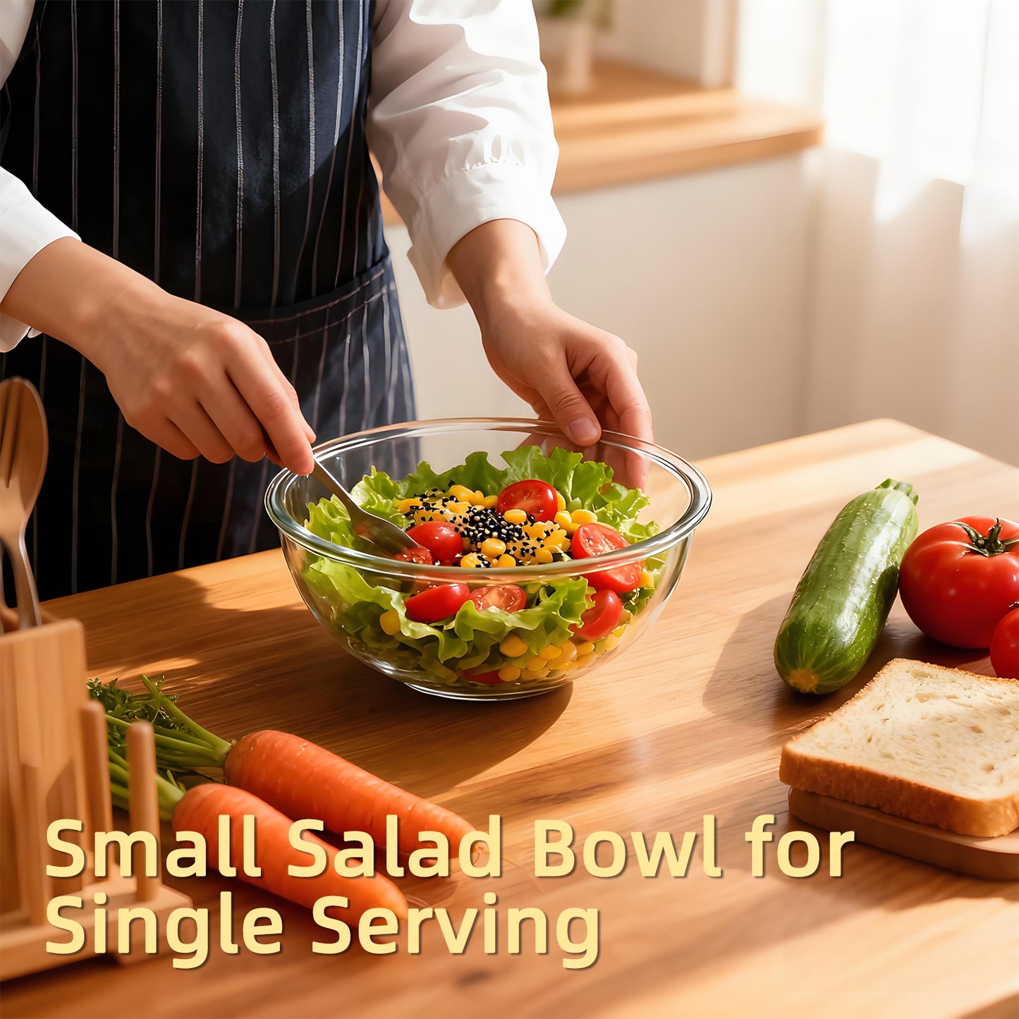 Glass Mixing Bowls Set, TAIMASI 10 Packs Nesting Glass Mixing Bowl with Baking Tools, Kitchen Storage Bowls for Prep, Servingwls for Prep, Serving, Baking,Oven,Dishwasher, Freezer, and Microwave Safe