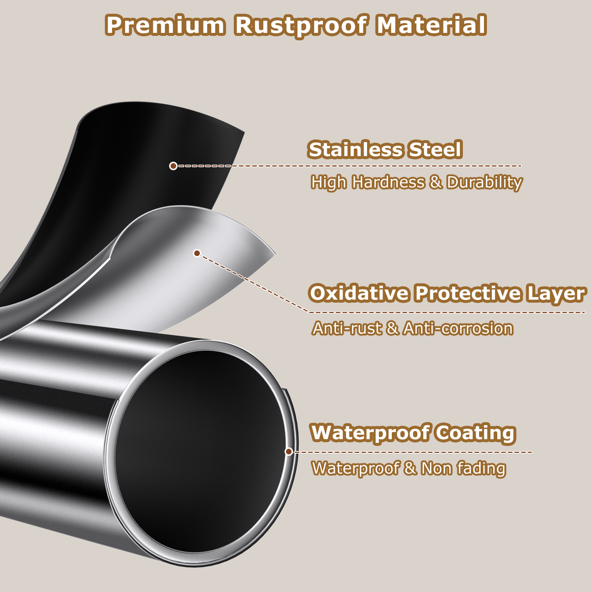 Mibote Toilet Paper Holder Free Standing with Storage Shelf, Metal Bathroom Tissue Holder for 4 Rolls, Matte Black