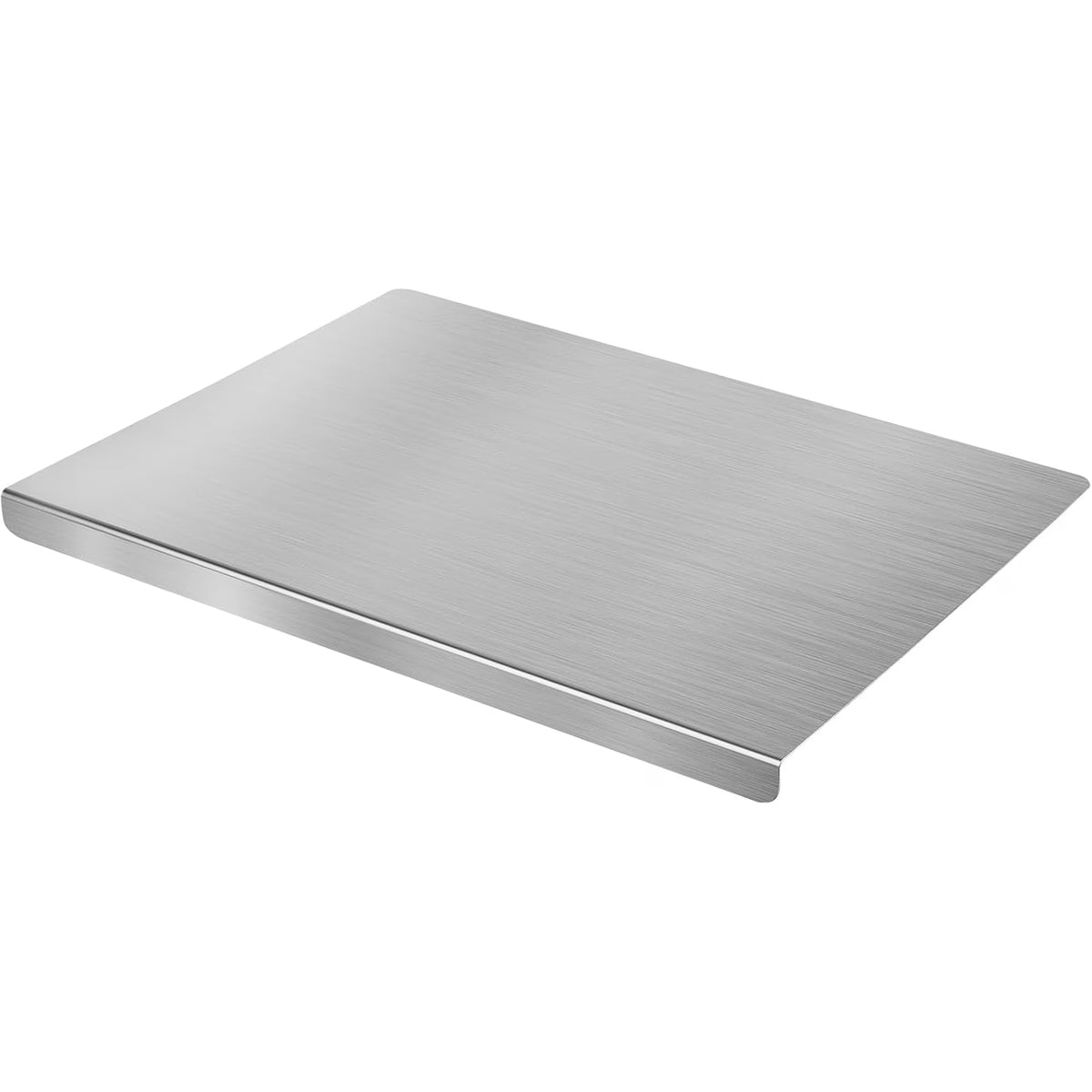 Cutting Boards for Kitchen, AOKIWO Large Stainless Steel Baking Boards with scraper, Suitable for Bread, Meat, Vegetables, (15.7 x 27.6 inch )