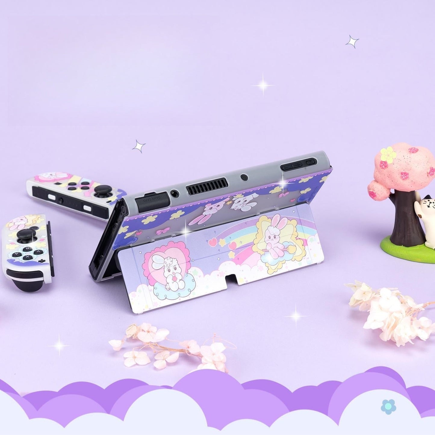 Rainbow Rabbit Switch Case